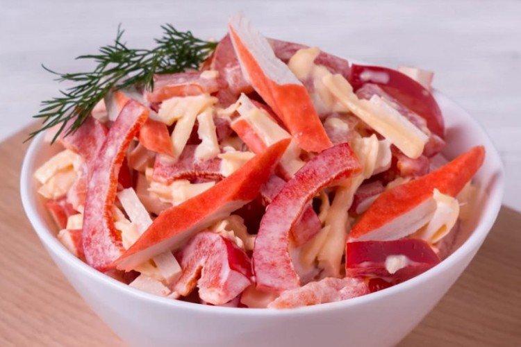 20 быстрых и вкусных салатов с перцем болгарским