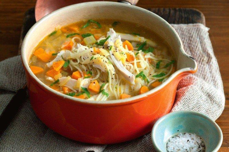 15 куриных супов с лапшой на любой вкус