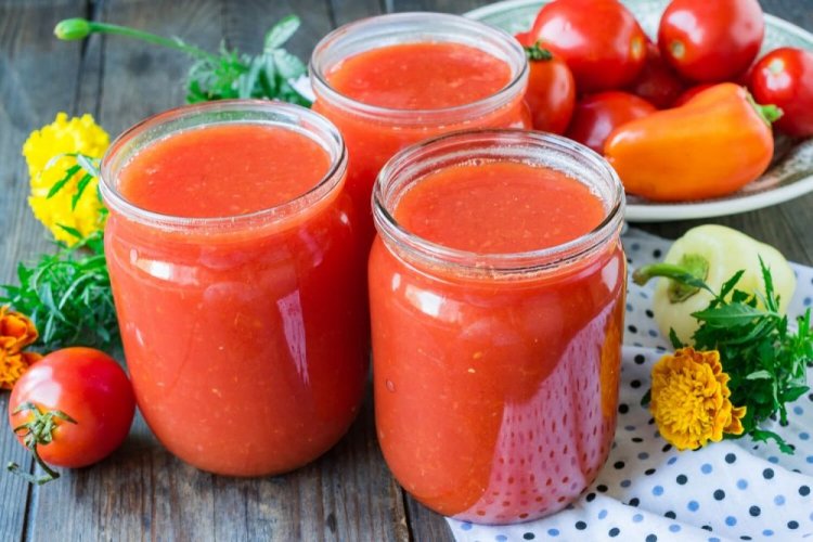 20 прекрасных рецептов томатного сока на зиму