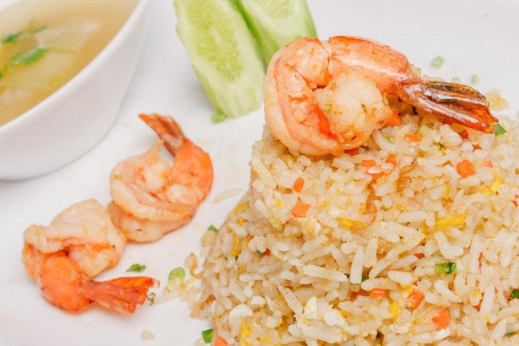 12 аппетитных рецептов риса с креветками
