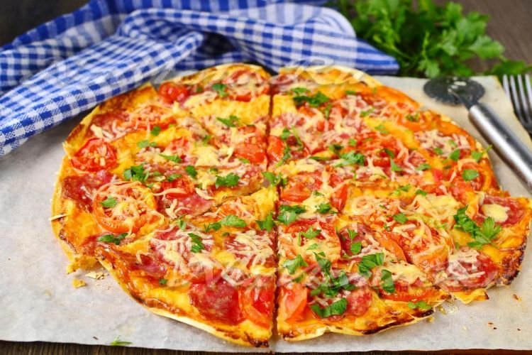 15 замечательных рецептов пиццы из лаваша на сковороде