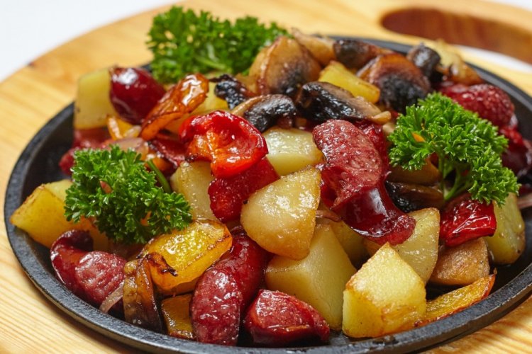 12 лучших рецептов жареной картошки с опятами