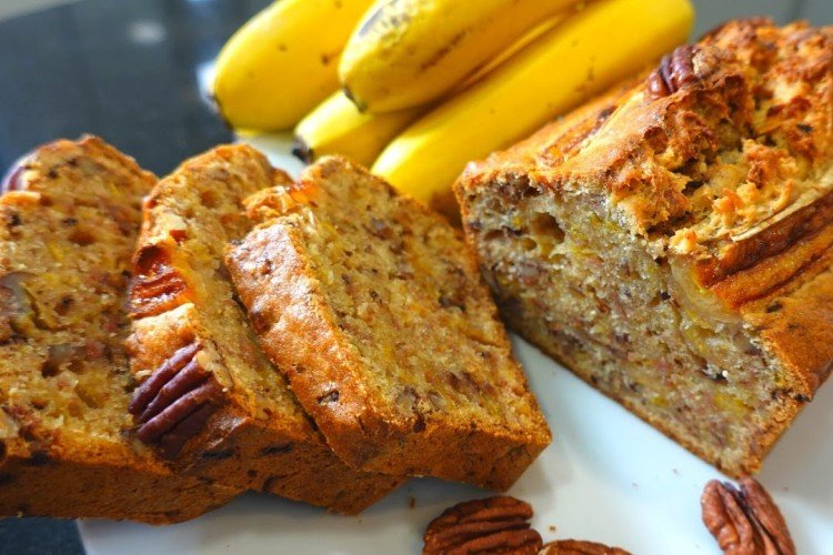 15 простых рецептов бананового хлеба