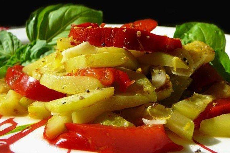 20 быстрых и вкусных салатов с болгарским перцем