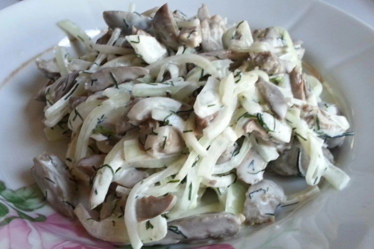 20 аппетитных салатов из свиной сердцевины