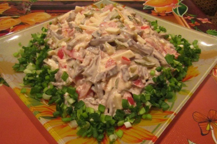 20 привлекательных салатов из свиного сердца