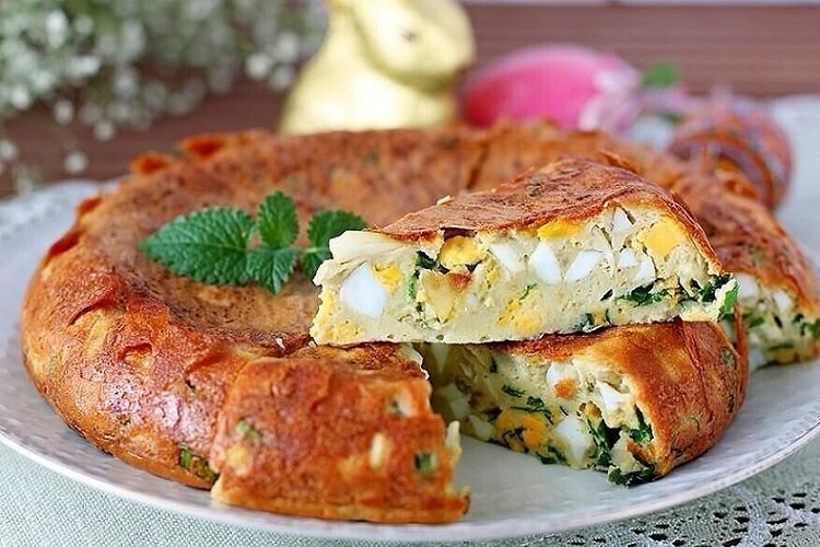 15 отличных рецептов заливного пирога с луком и яйцом