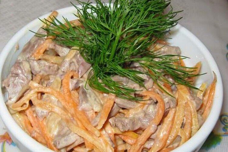 20 аппетитных салатов из свиной сердцевины