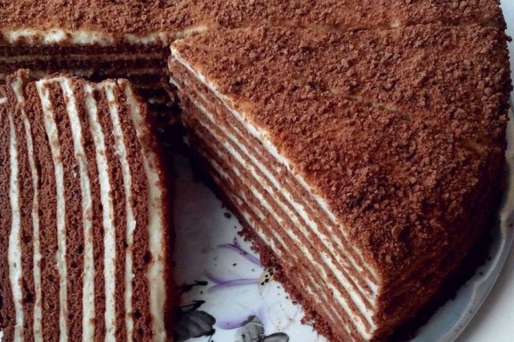 15 легких методов готовки торта на сковороде