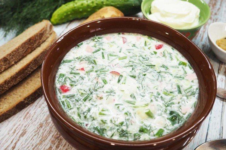 15 превосходных рецептов холодного супа на кефире